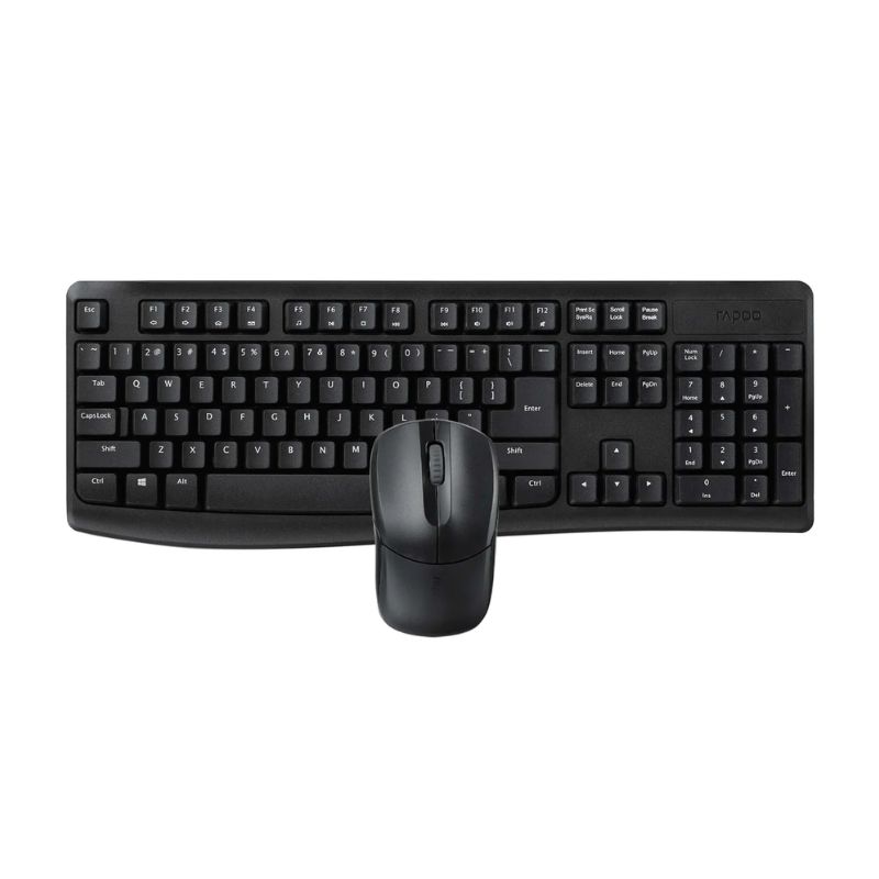 Rapoo X1800PRO Combo Inalmabrico 2.4 Ghz/ USB 3.0/ 1000 DPI Negro