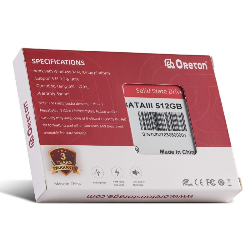 Oreton SSD 512GB SATA3 2,5" — imagen 3