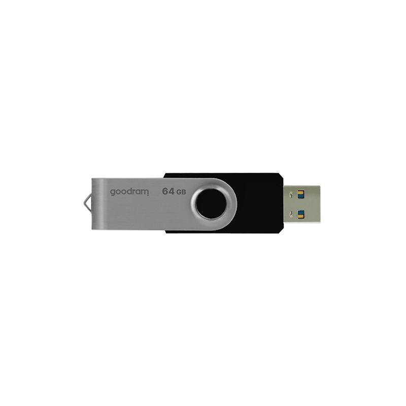 GOODRAM Pendrive 64GB UTS3 BLACK USB 3.0 (apertura lateral) — imagen 2