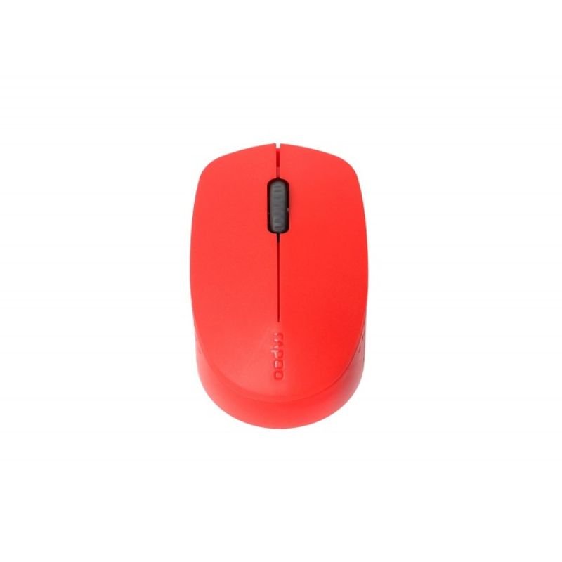 Rapoo M100 Ratón Multimodo (Bluetooth y 2.4 Ghz) 1000 DPI Rojo