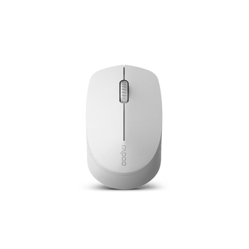 Rapoo M100 Ratón Multimodo (Bluetooth y 2.4 Ghz) 1000 DPI Blanco