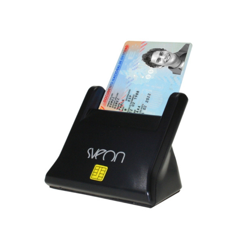 Sveon Lector Tarjetas DNIe 4.0 y Tarjetas Inteligentes SMART Cards para Escritorio: Cumple todos los protocolos y requisitos exigidos por la Administración. Compatible con todos los sistemas operativos actuales