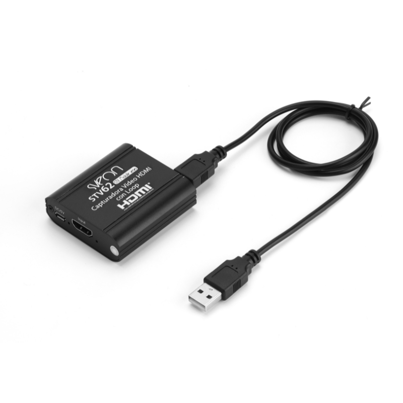 Sveon Capturadora de Vídeo/Audio HDMI (Input/Output)